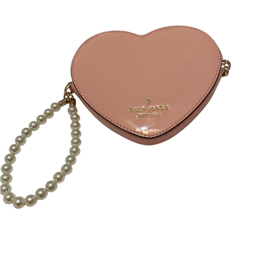 Kate Spade Pink Heart Wristlet